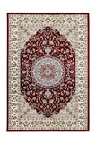 Classic 700 Red Traditional Design Rug With Center Medallion - Lalee Designer Rugs