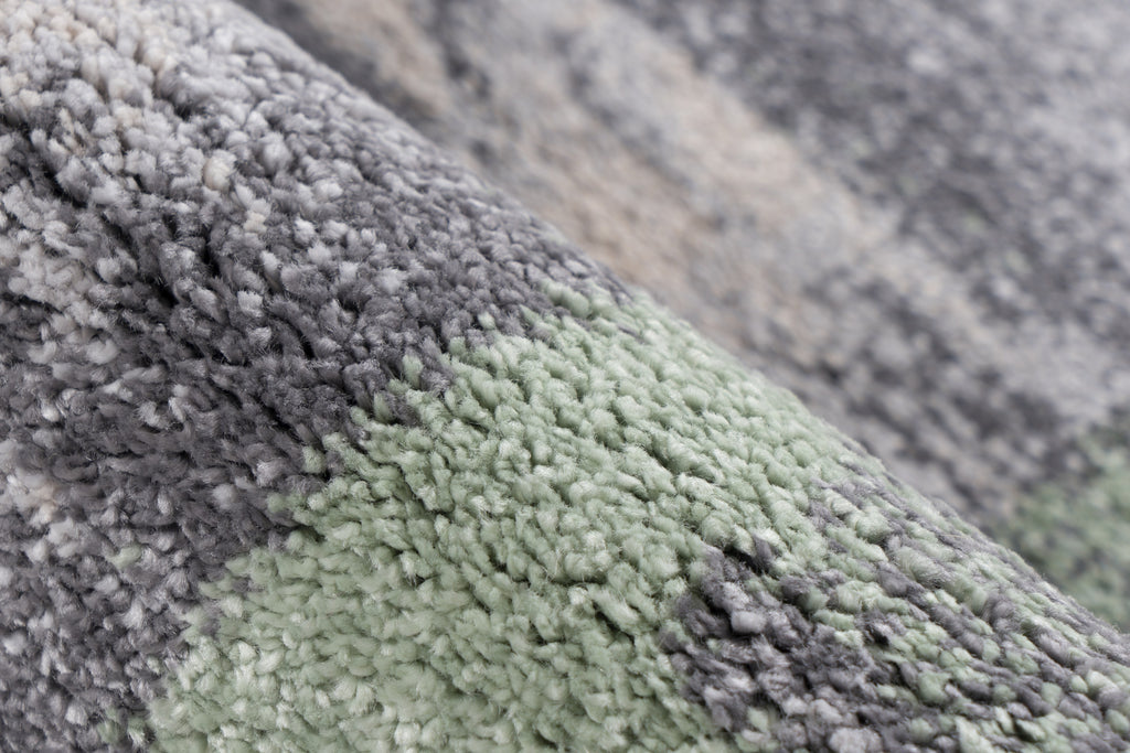Thick Modern Grey Beige Rug with Jagged Design – Lalee Designer Rugs
